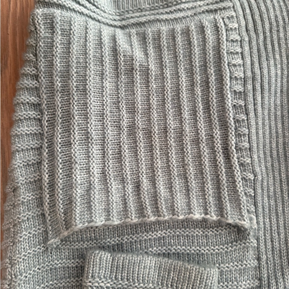 Nine West Light Gray Open-Front Cardigan - Picture 4 of 4
